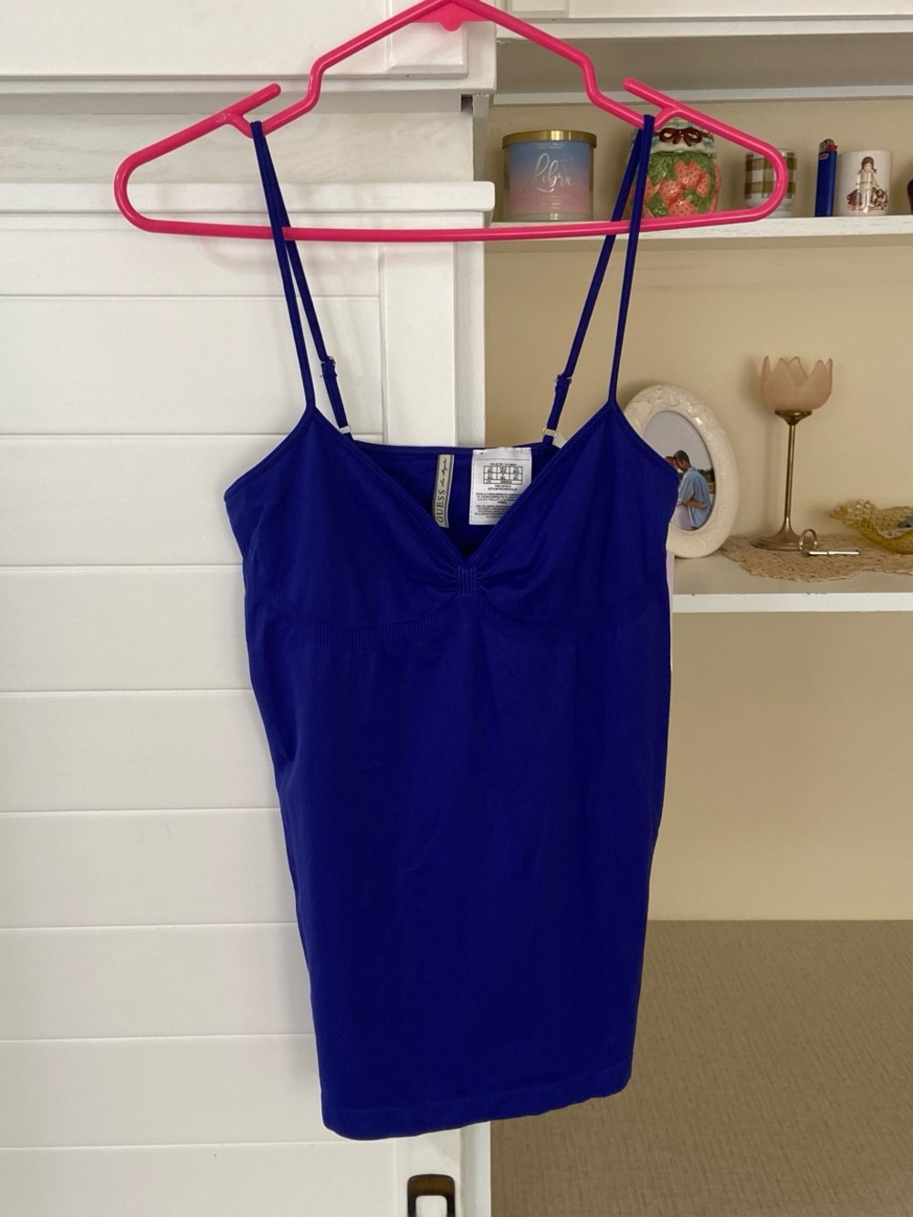 Royal Blue Seamless bodycon Cami Tank